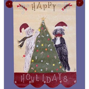 christmas-happy-howlidays-personalized-havanese-hand-painted-christmas-garden-flag-banner-can-do-any-dog-breed-cat-garden-art.jpg