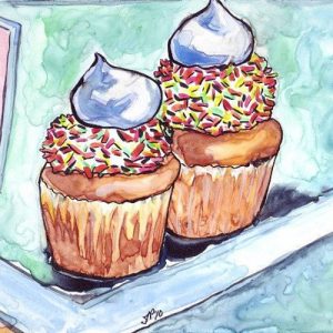 cupcake-painting-bakery-watercolor-art-illustration-cupcakes-with-sprinkles-print-11x14-kitchen-art.jpg